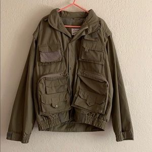 Cabela’s Men’s Fly Fishing Jacket Vest with hood